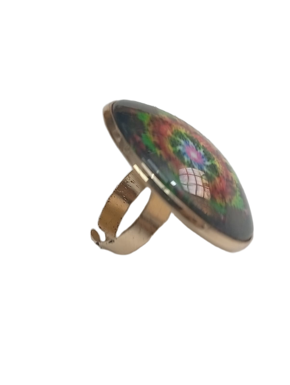 Elegant Mandala Ring – Bohemian Ethnic Statement Jewelry - Image 8