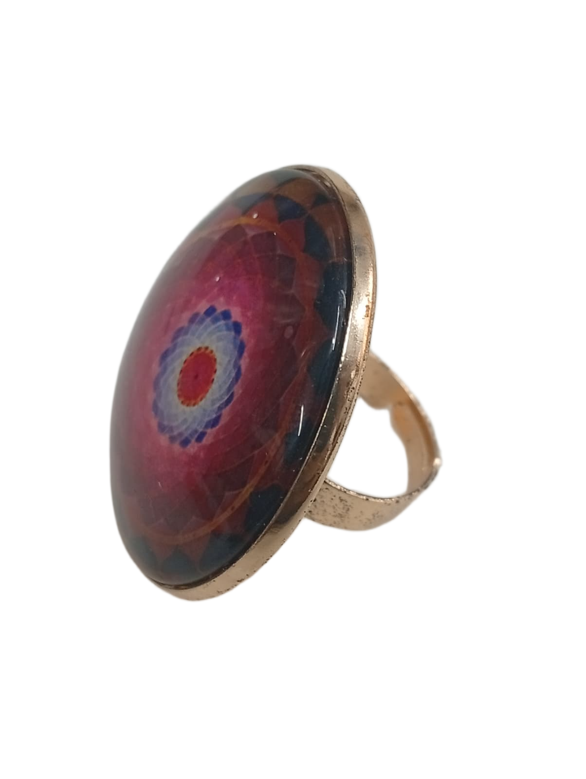 Elegant Mandala Ring – Bohemian Ethnic Statement Jewelry - Image 8