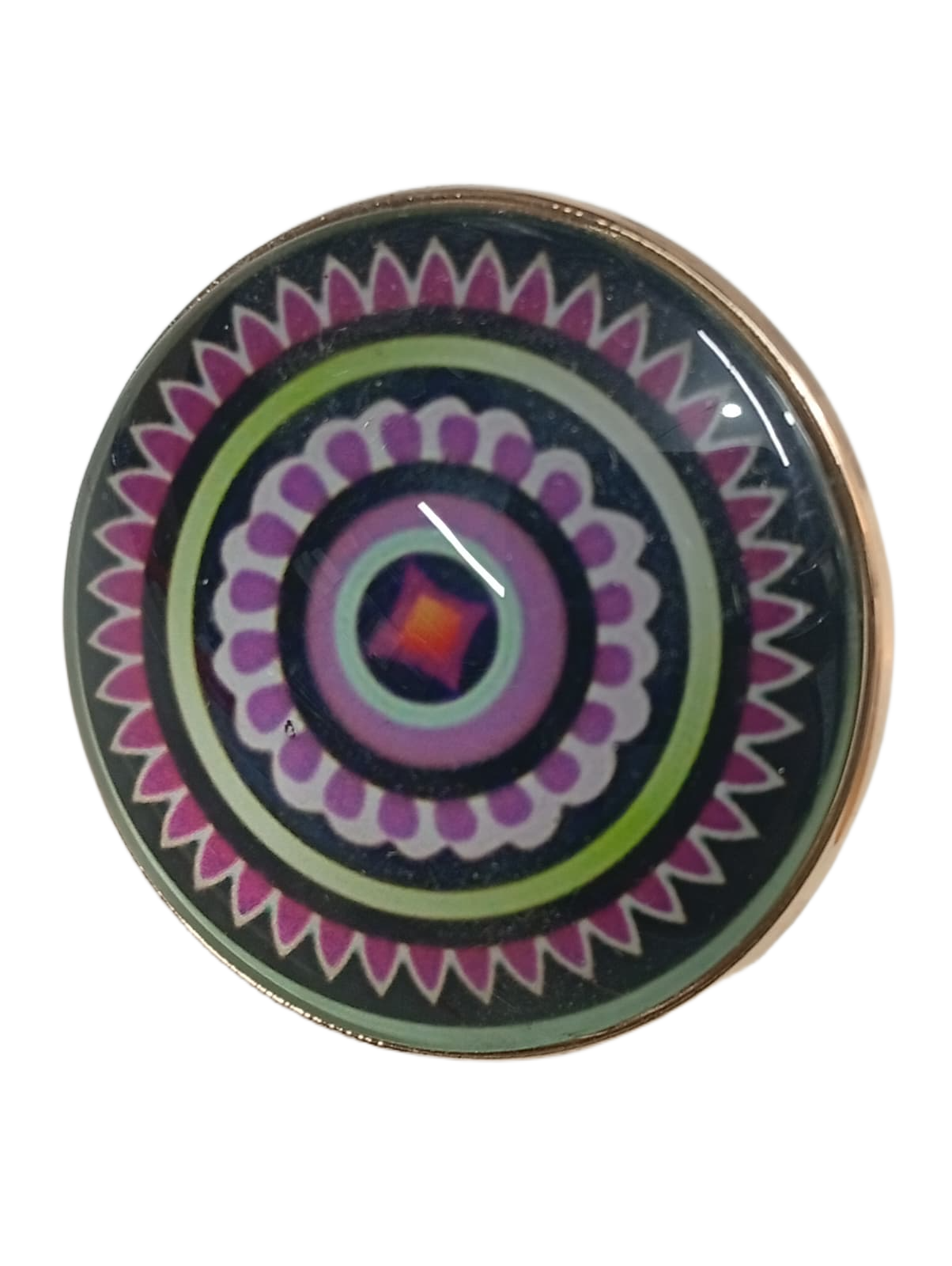 Elegant Mandala Ring – Bohemian Ethnic Statement Jewelry - Image 8