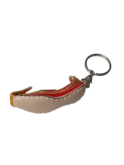 Handmade Traditional Mini Shoe Keychain Unique Handcrafted Charm - Image 6