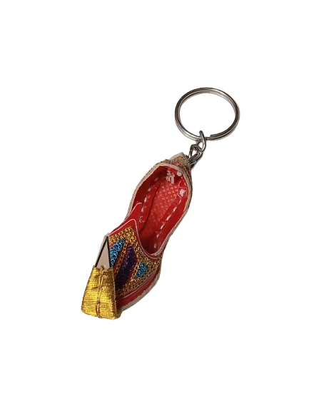 Handmade Traditional Mini Shoe Keychain Unique Handcrafted Charm - Image 4