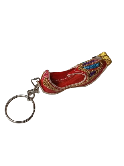 Handmade Traditional Mini Shoe Keychain Unique Handcrafted Charm - Image 5