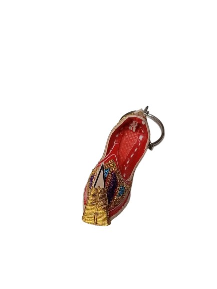 Handmade Traditional Mini Shoe Keychain Unique Handcrafted Charm - Image 8