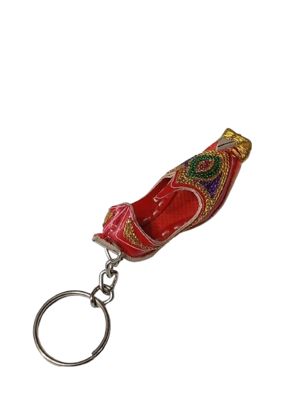 Handmade Traditional Mini Shoe Keychain Unique Handcrafted Charm - Image 4