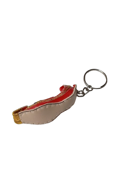 Handmade Traditional Mini Shoe Keychain Unique Handcrafted Charm - Image 6