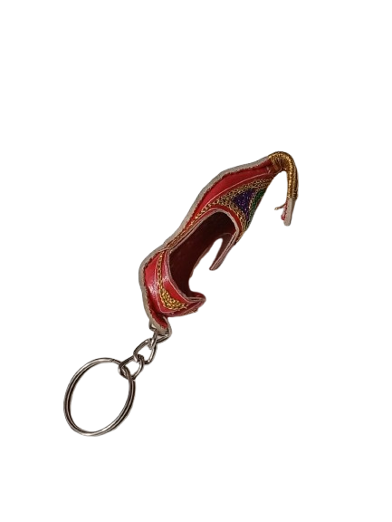 Handmade Traditional Mini Shoe Keychain Unique Handcrafted Charm - Image 8