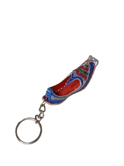 Handmade Traditional Mini Shoe Keychain Unique Handcrafted Charm - Image 3