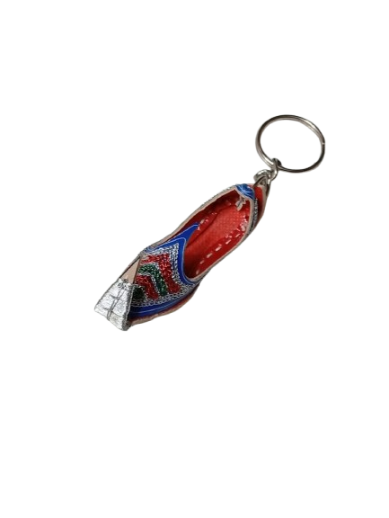 Handmade Traditional Mini Shoe Keychain Unique Handcrafted Charm - Image 5
