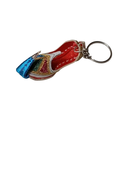 Handmade Traditional Mini Shoe Keychain Unique Handcrafted Charm - Image 6