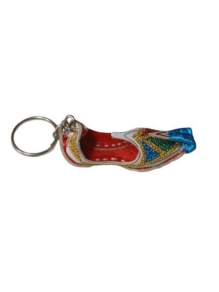 Handmade Traditional Mini Shoe Keychain Unique Handcrafted Charm - Image 5