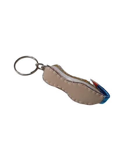 Handmade Traditional Mini Shoe Keychain Unique Handcrafted Charm - Image 7