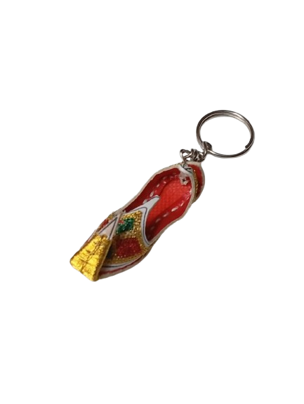 Handmade Traditional Mini Shoe Keychain Unique Handcrafted Charm - Image 5