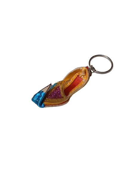 Handmade Traditional Mini Shoe Keychain Unique Handcrafted Charm - Image 3