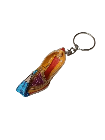 Handmade Traditional Mini Shoe Keychain Unique Handcrafted Charm - Image 4
