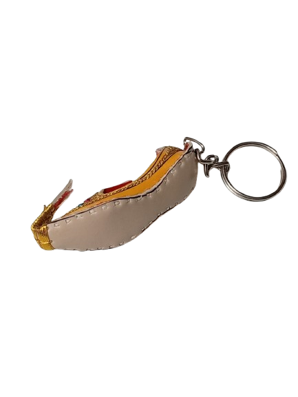 Handmade Traditional Mini Shoe Keychain Unique Handcrafted Charm - Image 5