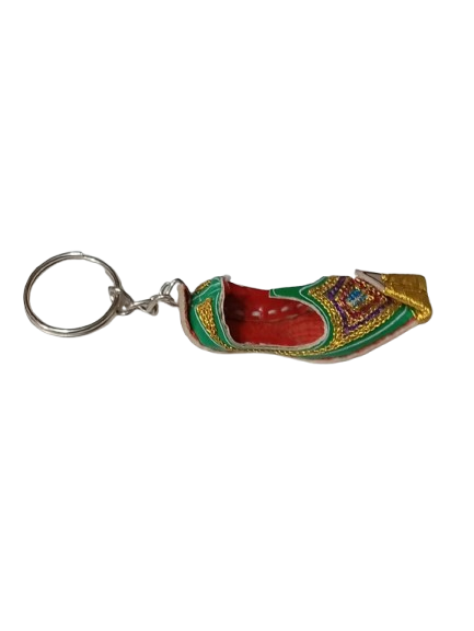 Handmade Traditional Mini Shoe Keychain Unique Handcrafted Charm - Image 3