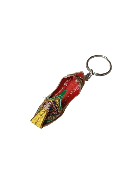 Handmade Traditional Mini Shoe Keychain Unique Handcrafted Charm - Image 6