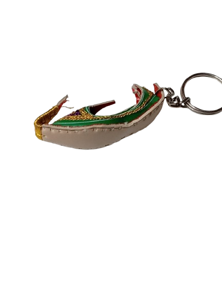 Handmade Traditional Mini Shoe Keychain Unique Handcrafted Charm - Image 4