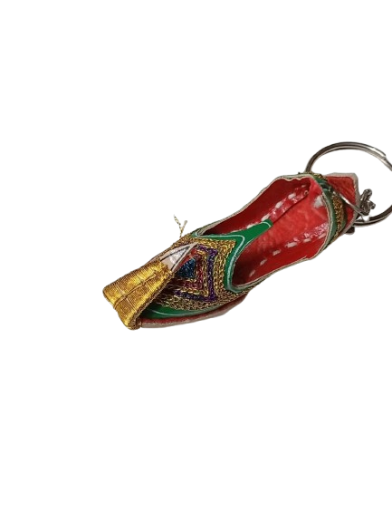 Handmade Traditional Mini Shoe Keychain Unique Handcrafted Charm - Image 8