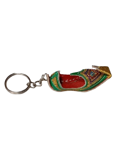 Handmade Traditional Mini Shoe Keychain Unique Handcrafted Charm - Image 7