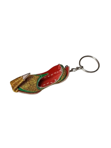 Handmade Traditional Mini Shoe Keychain Unique Handcrafted Charm - Image 5