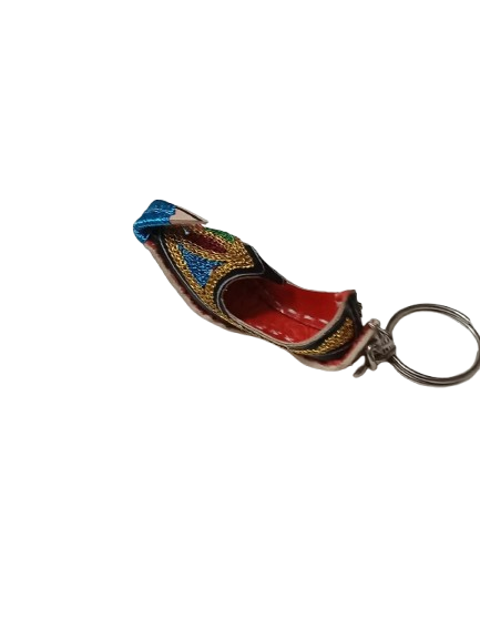 Handmade Traditional Mini Shoe Keychain Unique Handcrafted Charm - Image 5
