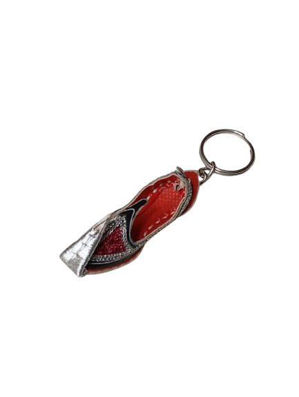 Handmade Traditional Mini Shoe Keychain Unique Handcrafted Charm - Image 5