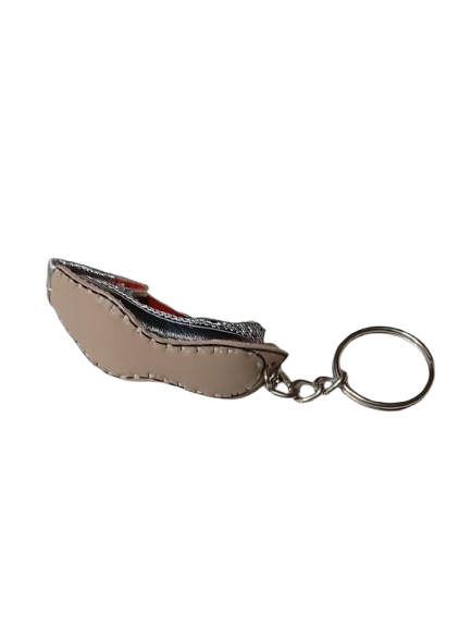 Handmade Traditional Mini Shoe Keychain Unique Handcrafted Charm - Image 4