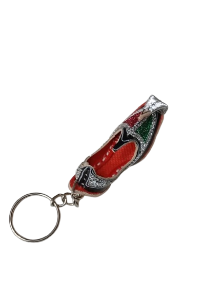 Handmade Traditional Mini Shoe Keychain Unique Handcrafted Charm - Image 7