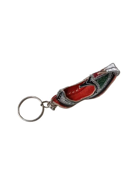 Handmade Traditional Mini Shoe Keychain Unique Handcrafted Charm - Image 6