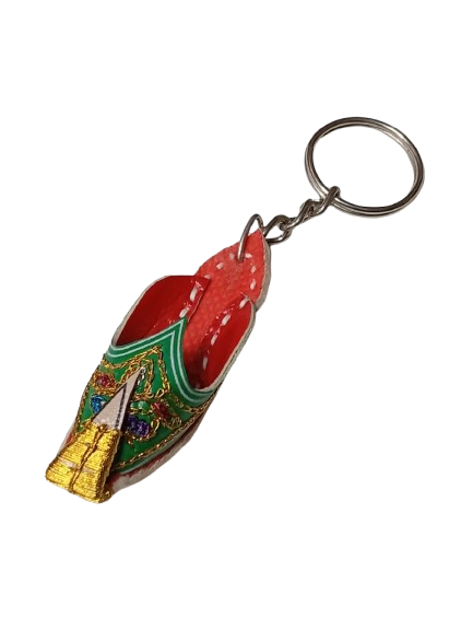 Handmade Traditional Mini Shoe Keychain Unique Handcrafted Charm - Image 3