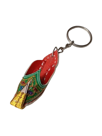 Handmade Traditional Mini Shoe Keychain Unique Handcrafted Charm - Image 6
