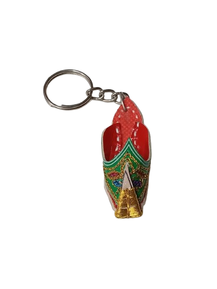 Handmade Traditional Mini Shoe Keychain Unique Handcrafted Charm - Image 8