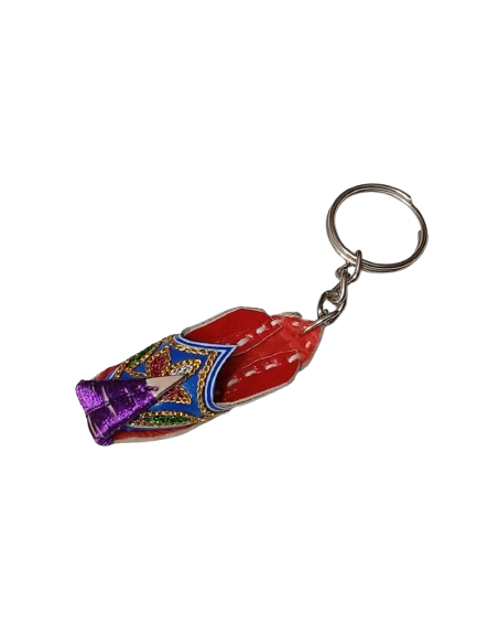 Handmade Traditional Mini Shoe Keychain Unique Handcrafted Charm - Image 8