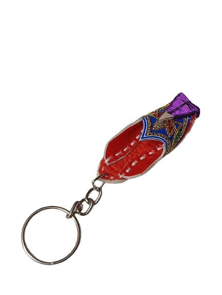 Handmade Traditional Mini Shoe Keychain Unique Handcrafted Charm - Image 9