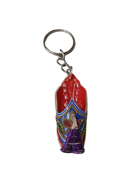 Handmade Traditional Mini Shoe Keychain Unique Handcrafted Charm - Image 5