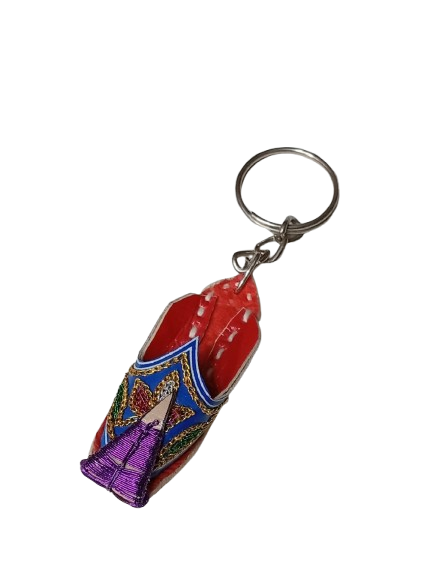Handmade Traditional Mini Shoe Keychain Unique Handcrafted Charm - Image 7