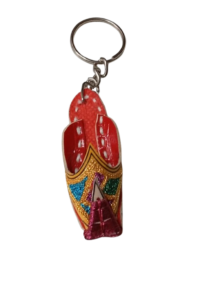 Handmade Traditional Mini Shoe Keychain Unique Handcrafted Charm - Image 5