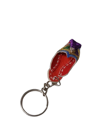 Handmade Traditional Mini Shoe Keychain Unique Handcrafted Charm - Image 7
