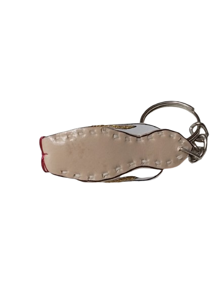 Handmade Traditional Mini Shoe Keychain Unique Handcrafted Charm - Image 5