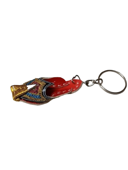 Handmade Traditional Mini Shoe Keychain Unique Handcrafted Charm - Image 7
