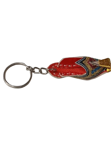 Handmade Traditional Mini Shoe Keychain Unique Handcrafted Charm - Image 5