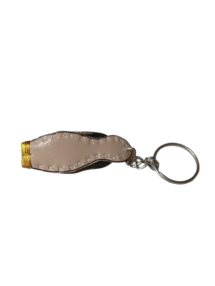 Handmade Traditional Mini Shoe Keychain Unique Handcrafted Charm - Image 6