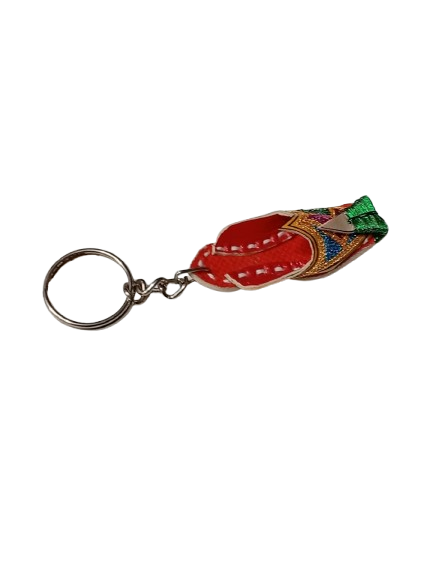 Handmade Traditional Mini Shoe Keychain Unique Handcrafted Charm - Image 5
