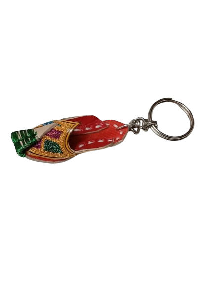 Handmade Traditional Mini Shoe Keychain Unique Handcrafted Charm - Image 4