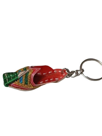 Handmade Traditional Mini Shoe Keychain Unique Handcrafted Charm - Image 6