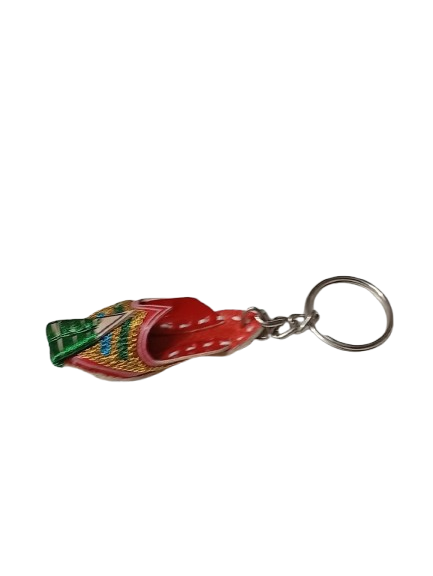 Handmade Traditional Mini Shoe Keychain Unique Handcrafted Charm - Image 5