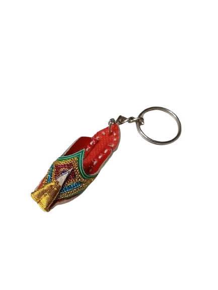 Handmade Traditional Mini Shoe Keychain Unique Handcrafted Charm - Image 4