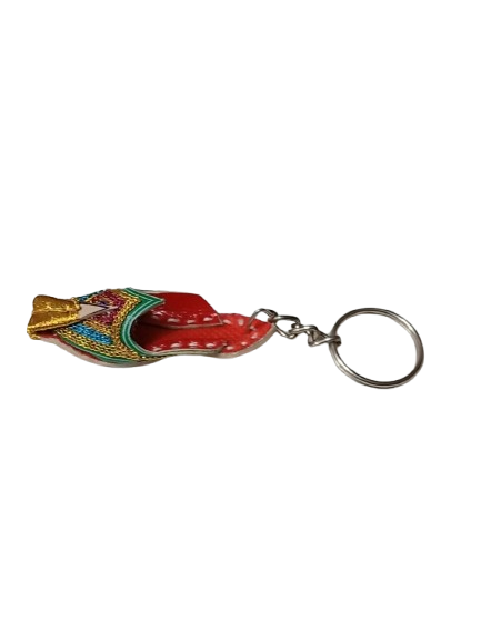 Handmade Traditional Mini Shoe Keychain Unique Handcrafted Charm - Image 7