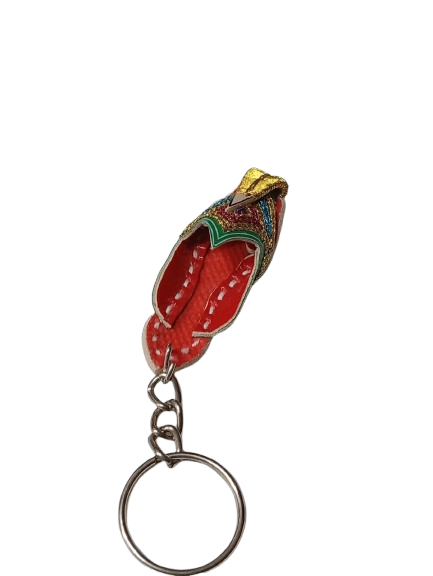 Handmade Traditional Mini Shoe Keychain Unique Handcrafted Charm - Image 5